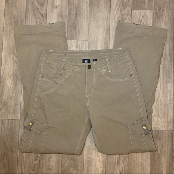 Kuhl Pants Women’s Size 10 Vintage Patina Dye Roll Up Hiking Outdoor Comfy - Picture 1 of 7